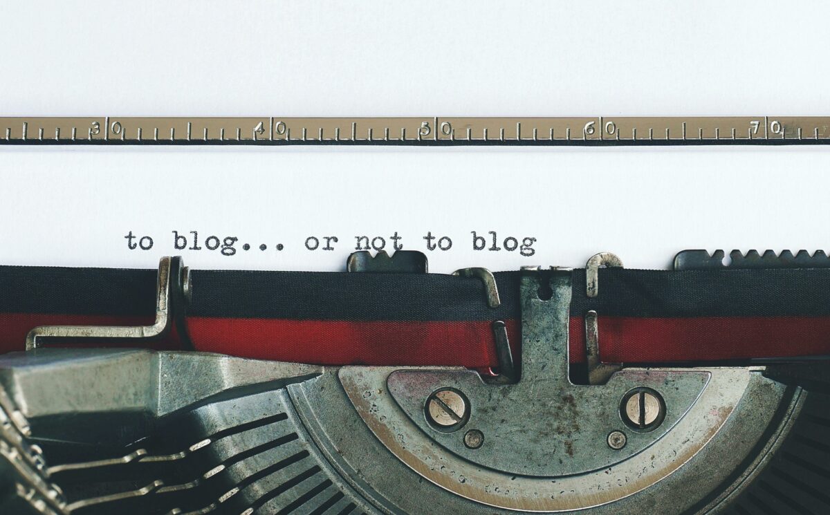 To blog or not to blog